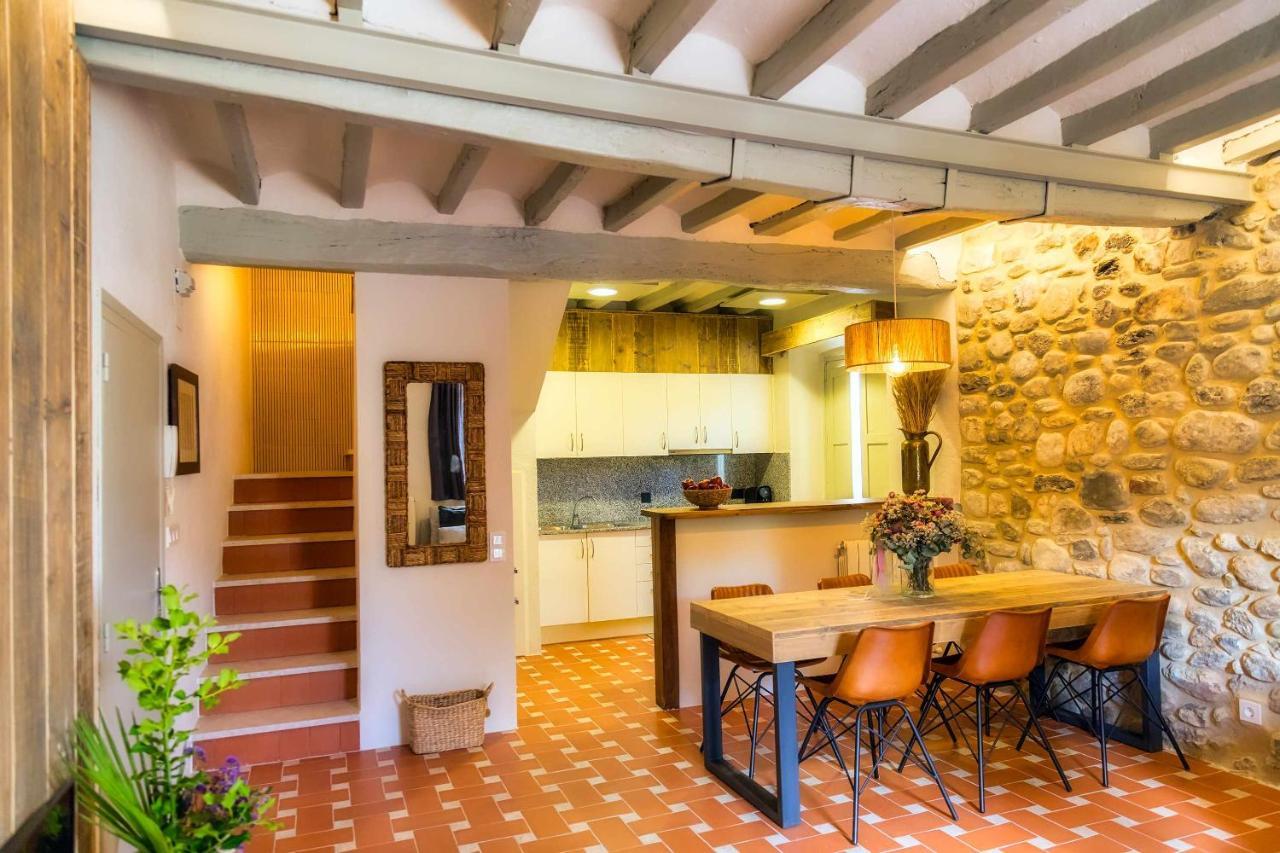 Villa El Molino de Besalú Casa con jardín Exterior foto